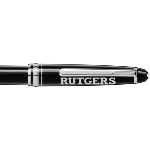 Rutgers Montblanc Meisterstück Classique Rollerball Pen in Platinum Shot #2