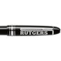 Rutgers Montblanc Meisterstück Midsize Platinum-Coated Ballpoint Pen Shot #2