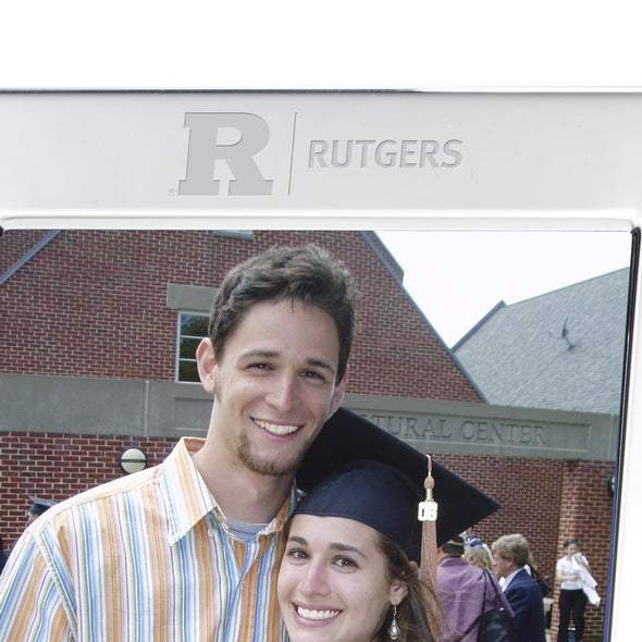 David Frame Rutgers Rutgers Polished Pewter 5x7 Picture Frame | M.LaHart & Co.