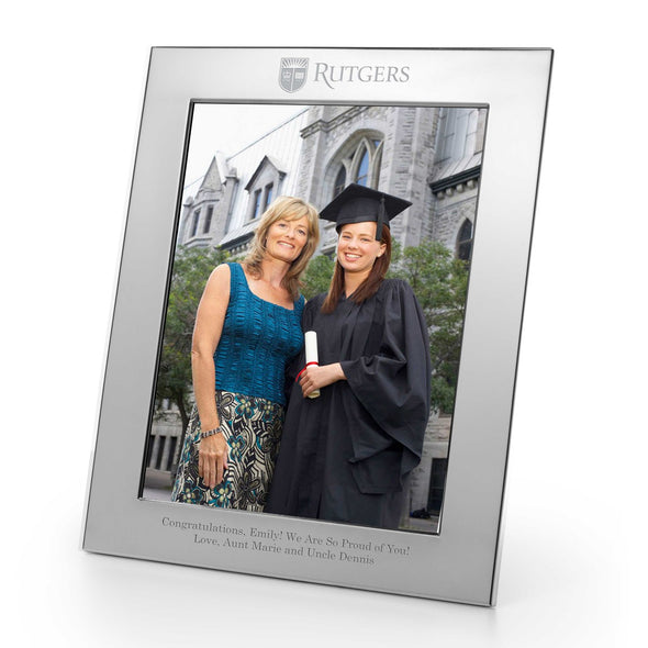 Rutgers Polished Pewter 8x10 Picture Frame Shot #1