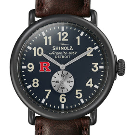 Rutgers Shinola Watch, The Runwell 47mm Midnight Blue Dial Shot #1