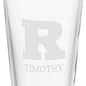 Rutgers University 16 oz Pint Glass- Set of 4 Shot #3