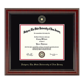 Rutgers University Bachelors Diploma Frame, the Fidelitas Shot #1