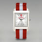 Rutgers University Collegiate Watch with RAF Nylon Strap for Men Shot #2