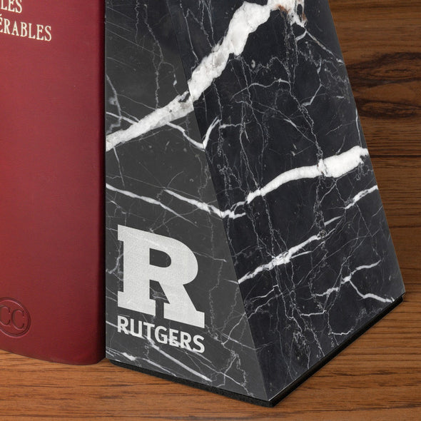 Rutgers University Marble Bookends by M.LaHart Shot #4