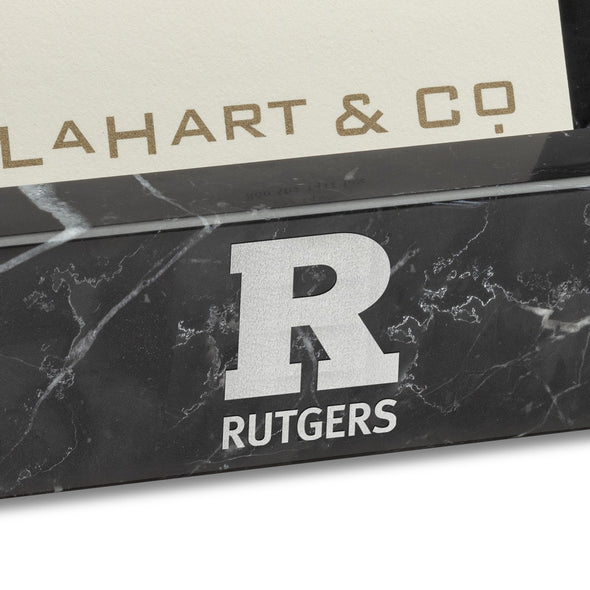 Rutgers University Marble Business Card Holder Shot #2