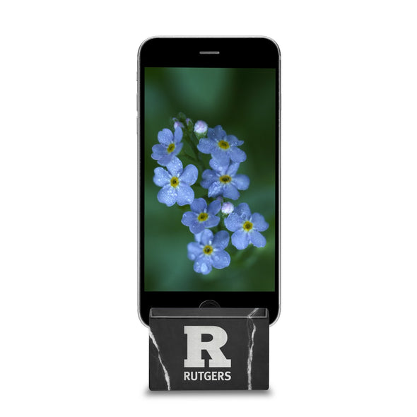 Rutgers University Marble Phone Holder Shot #2