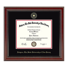 Rutgers University Masters/PhD Diploma Frame, the Fidelitas Shot #1