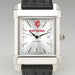 Rutgers University Men's Collegiate Watch with Leather Strap