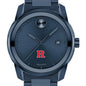 Rutgers University Men's Movado BOLD Blue Ion with Date Window Shot #1