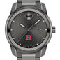 Rutgers University Men's Movado BOLD Gunmetal Grey with Date Window Shot #1