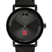 Rutgers University Men's Movado BOLD with Black Leather Strap