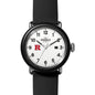 Rutgers University Shinola Watch, The Detrola 43mm White Dial at M.LaHart & Co. Shot #2
