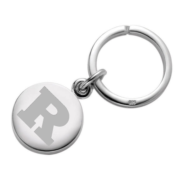 Rutgers University Sterling Silver Insignia Key Ring Shot #1