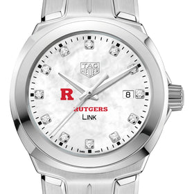 Rutgers University TAG Heuer Diamond Dial LINK for Women Shot #1