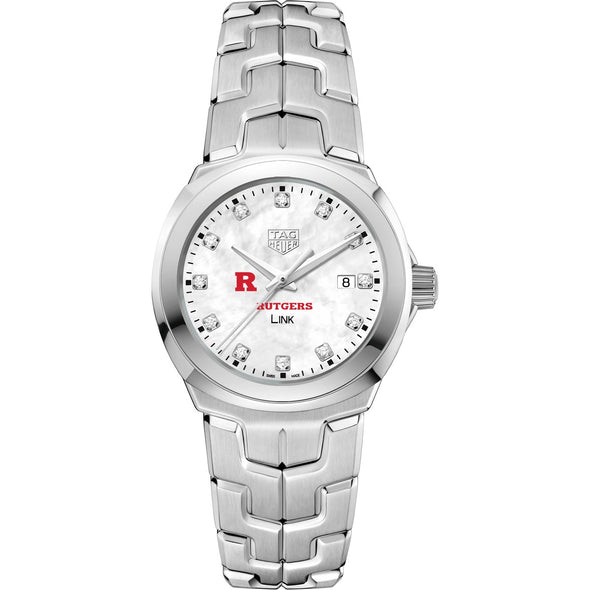 Rutgers University TAG Heuer Diamond Dial LINK for Women Shot #2