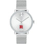 Rutgers Women's Movado Bold with Crystal Bezel & Mesh Bracelet Shot #2