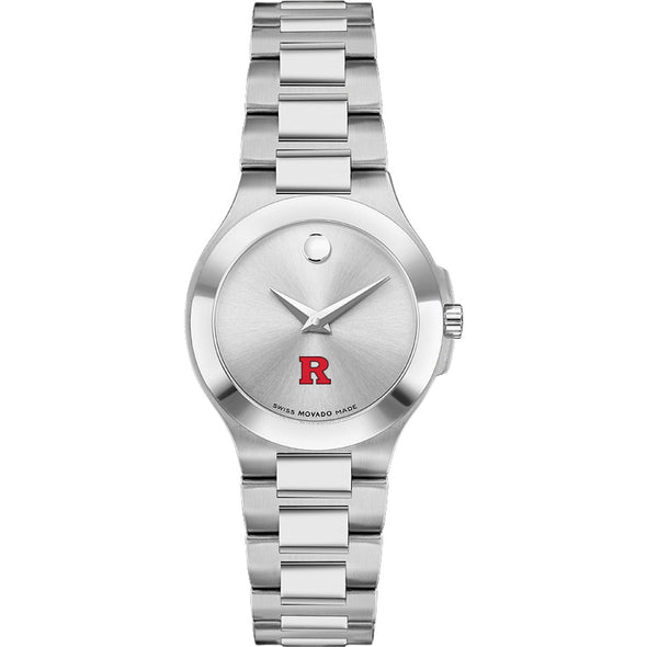Rutgers Women&#39;s Movado Collection Stainless Steel Watch with Silver Dial Shot #2