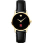 Rutgers Women's Movado Gold Museum Classic Leather Shot #2