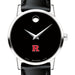 Rutgers Women's Movado Museum with Leather Strap