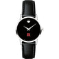 Rutgers Women's Movado Museum with Leather Strap Shot #2