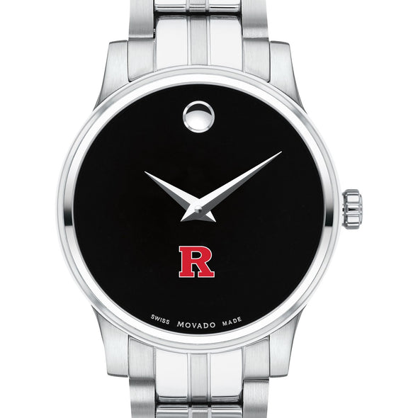 Rutgers Women's Movado Stainless Steel Watch with Black Dial Shot #1