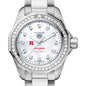 Rutgers Women's TAG Heuer Steel Aquaracer with Diamond Dial & Bezel Shot #1