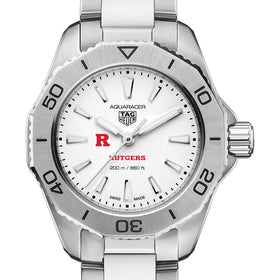 Rutgers Women&#39;s TAG Heuer Steel Aquaracer with Silver Dial Shot #1