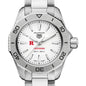 Rutgers Women's TAG Heuer Steel Aquaracer with Silver Dial Shot #1
