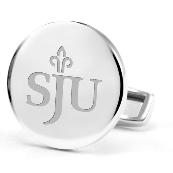 Saint Joseph&#39;s Cufflinks in Sterling Silver Shot #2