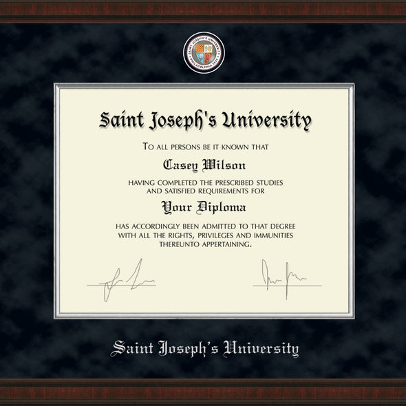 Saint Joseph's Diploma Frame - Excelsior Shot #2