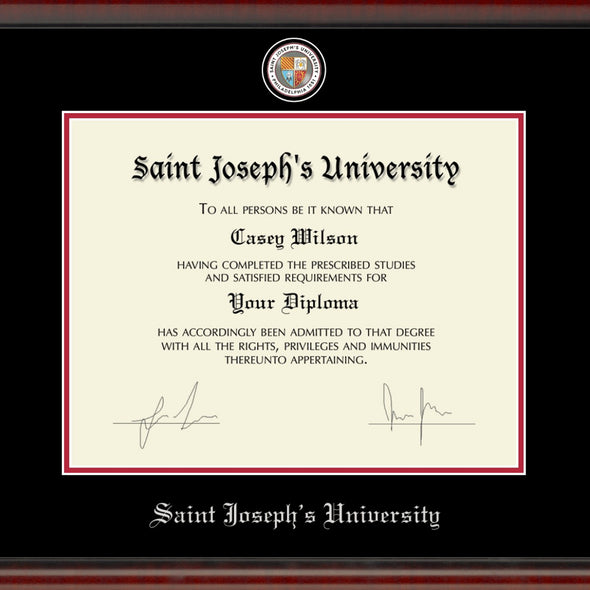 Saint Joseph's Diploma Frame - Masterpiece Shot #2