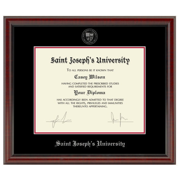 Saint Joseph's Diploma Frame, the Fidelitas Shot #1
