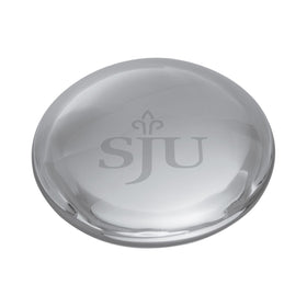 Saint Joseph's Glass Dome Paperweight by Simon Pearce Shot #1