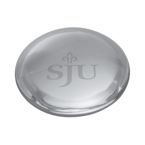 Saint Joseph's Glass Dome Paperweight by Simon Pearce Shot #1