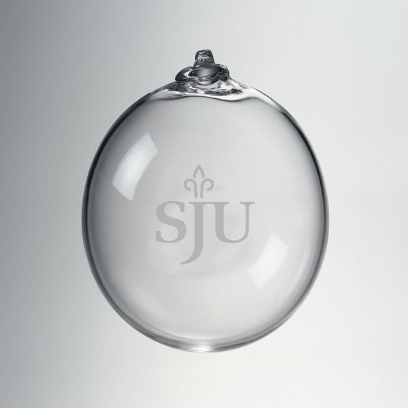 Saint Joseph's Glass Ornament by Simon Pearce Shot #1