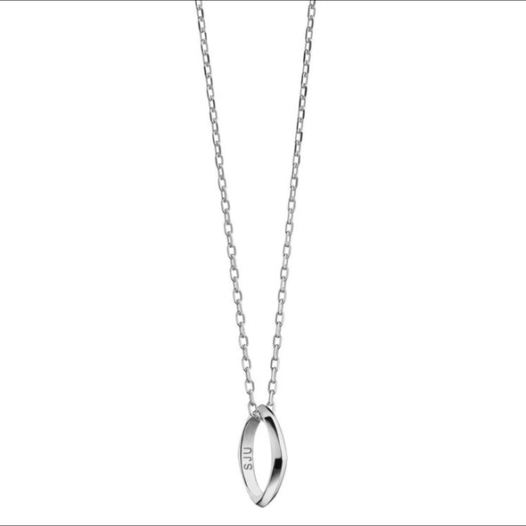 Saint Joseph's Monica Rich Kosann Poesy Ring Necklace in Silver Shot #2