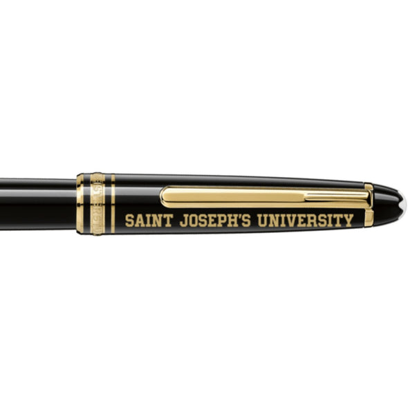 Saint Joseph's Montblanc Meisterstück Classique Rollerball Pen in Gold Shot #2