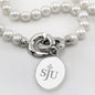 Saint Joseph's Pearl Necklace with Sterling Silver Charm Shot #2