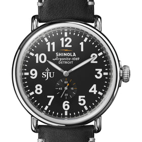 Saint Joseph&#39;s Shinola Watch, The Runwell 47mm Black Dial Shot #1