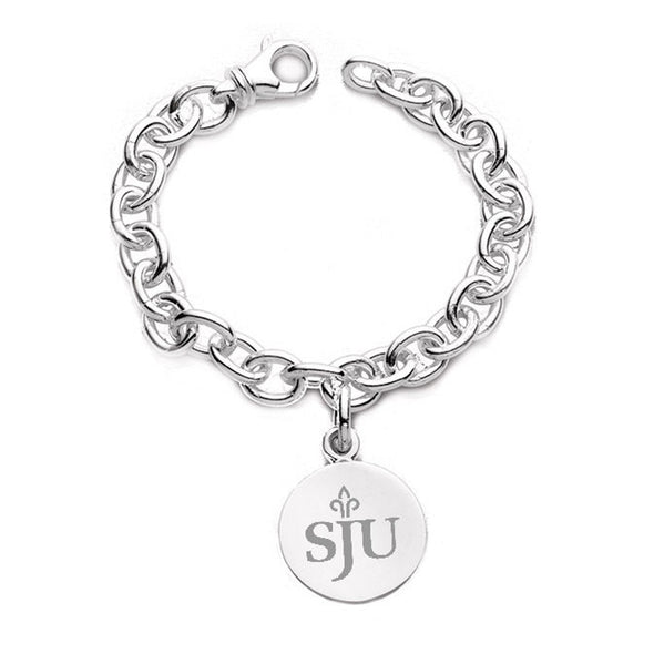 Saint Joseph&#39;s Sterling Silver Charm Bracelet Shot #1