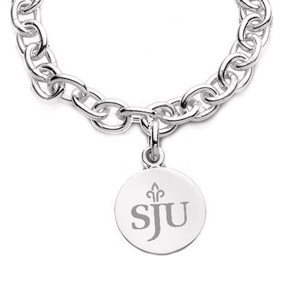 Saint Joseph&#39;s Sterling Silver Charm Bracelet Shot #2