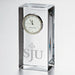 Saint Joseph's Tall Glass Desk Clock by Simon Pearce