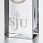 Saint Joseph's Tall Glass Desk Clock by Simon Pearce Shot #2