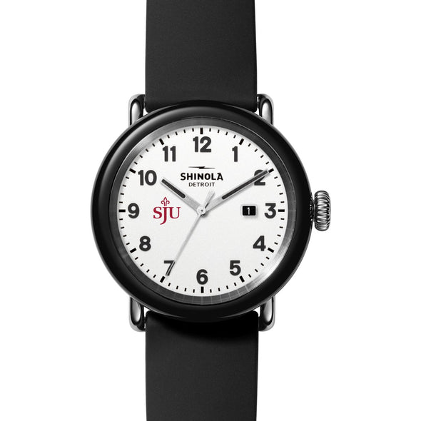 Saint Joseph&#39;s University Shinola Watch, The Detrola 43mm White Dial at M.LaHart &amp; Co. Shot #2