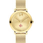 Saint Joseph's University Women's Movado Bold Gold with Mesh Bracelet Shot #2