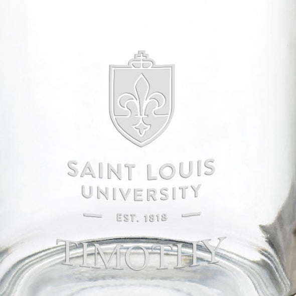 Saint Louis University 13 oz Glass Coffee Mug Shot #3