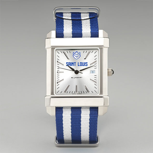 Saint Louis University Collegiate Watch with RAF Nylon Strap for Men Shot #2