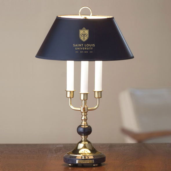 Saint Louis University Lamp in Brass &amp; Marble Shot #1
