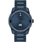 Saint Louis University Men's Movado BOLD Blue Ion with Date Window Shot #2